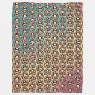 Frida Kahlo Fleece Blanket