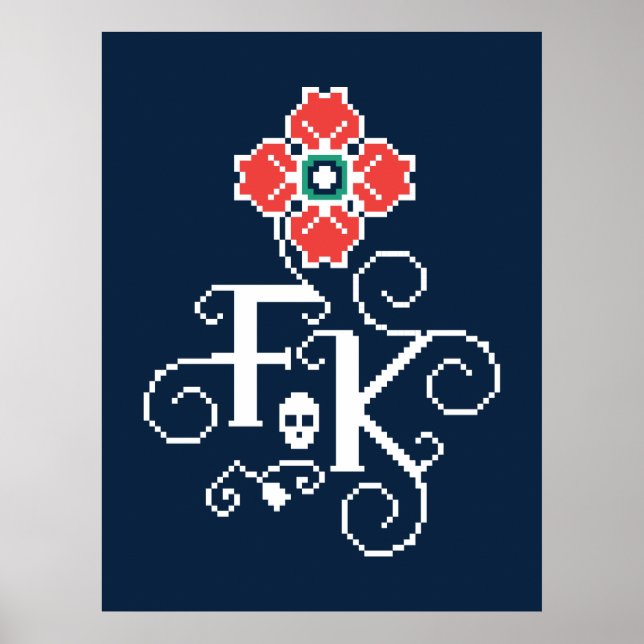 Frida Kahlo | Floral Tribute Poster (Front)