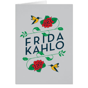 Frida Kahlo Floral Typography