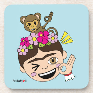 Frida Kahlo FridaMoji - A OK Coaster
