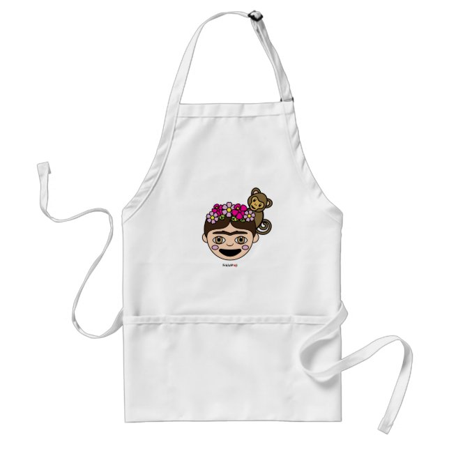 Frida Kahlo | FridaMoji - Happy Frida Standard Apron (Front)