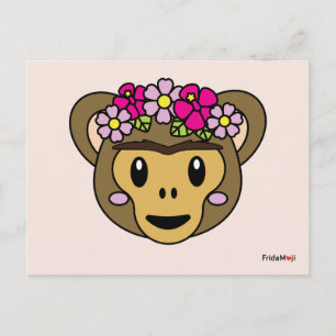 Frida Kahlo FridaMoji - Monkey Postcard