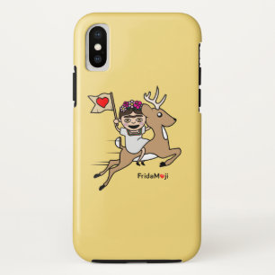 Frida Kahlo   FridaMoji - Reindeer iPhone X Case