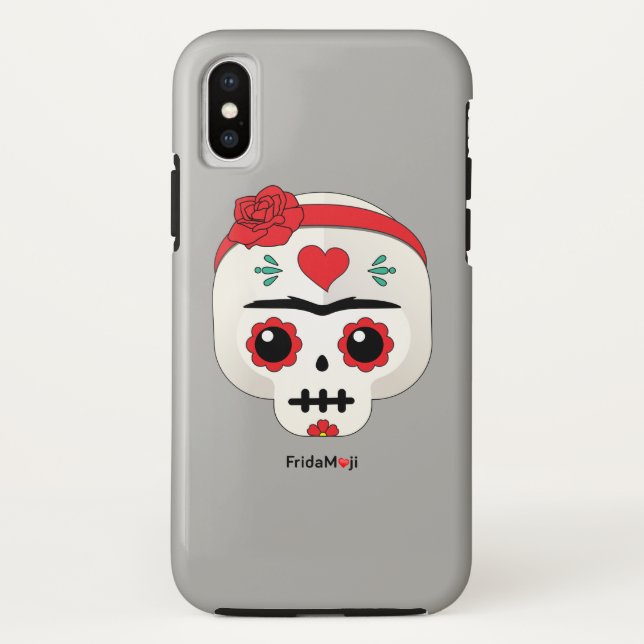 Frida Kahlo | FridaMoji - Sugar Skull Case-Mate iPhone Case (Back)