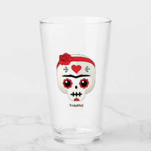 Frida Kahlo   FridaMoji - Sugar Skull Glass