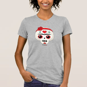 Frida Kahlo   FridaMoji - Sugar Skull T-Shirt