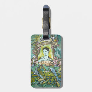 Frida Kahlo Graffiti Luggage Tag