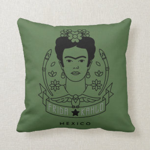 Frida Kahlo   Heroína Cushion