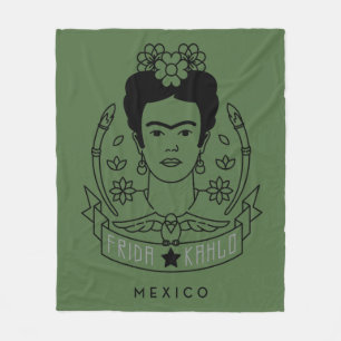 Frida Kahlo Heroína Fleece Blanket
