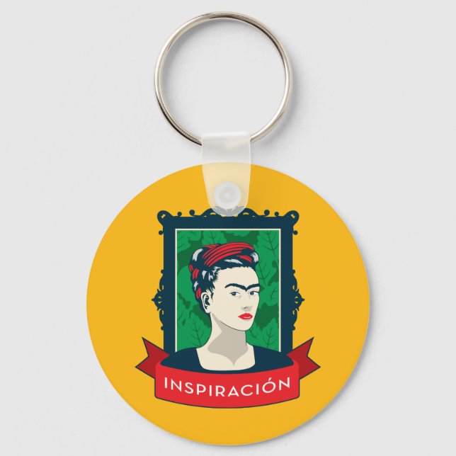 Frida Kahlo | Inspiración Key Ring (Front)