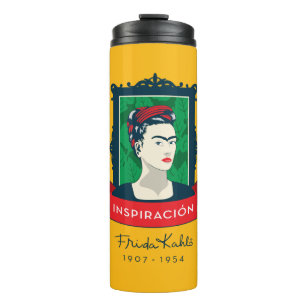Frida Kahlo   Inspiración Thermal Tumbler