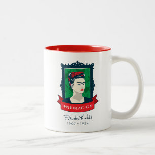 Frida Kahlo   Inspiración Two-Tone Coffee Mug