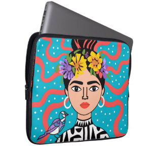 Frida Kahlo Inspired - Boho - Laptop Sleeve