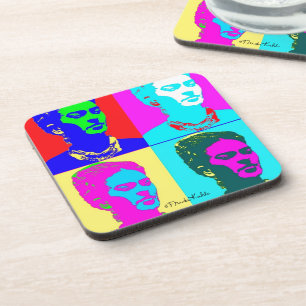 Frida Kahlo Inspired Portrait Coaster