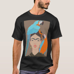 FRIDA KAHLO Mexican Feminist portrait Art Poster A T-Shirt