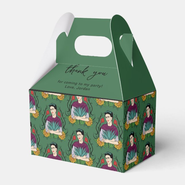 Frida Kahlo | Mi Mexico Lindo Pattern Favour Box (Front Side)