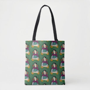 Frida Kahlo   Mi Mexico Lindo Pattern Tote Bag