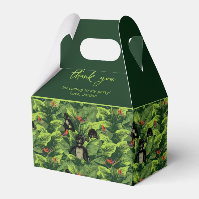 Frida Kahlo | Mis Monos Pattern Favour Box (Front Side)