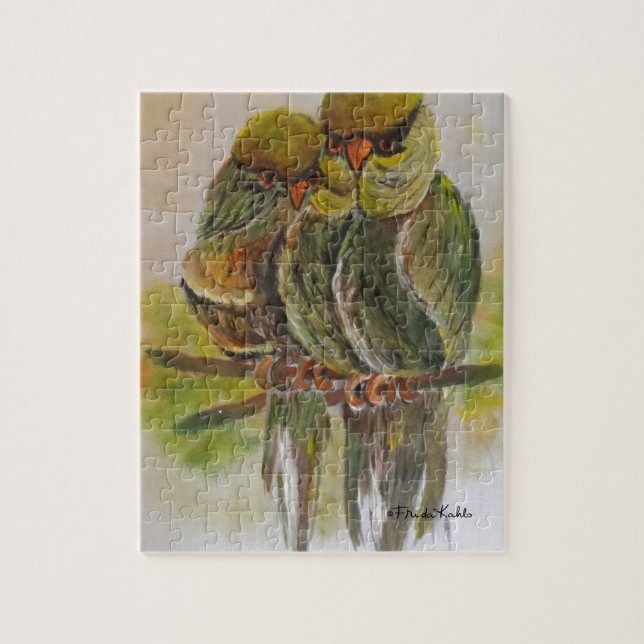 Frida Kahlo Painted Birds Jigsaw Puzzle (Vertical)