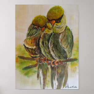 Frida Kahlo Painted Birds Poster