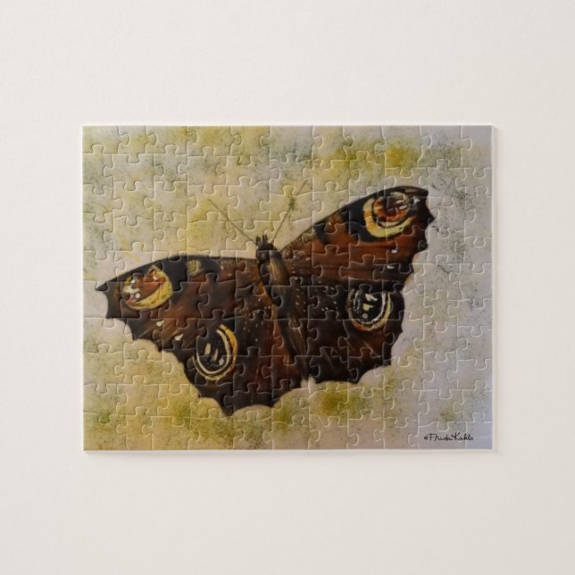 Frida Kahlo Painted Butterfly Jigsaw Puzzle (Horizontal)