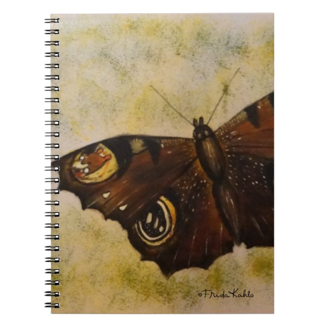 Frida Kahlo Painted Butterfly Notebook (Front)