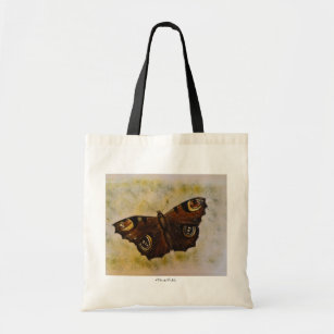 Frida Kahlo Painted Butterfly Tote Bag