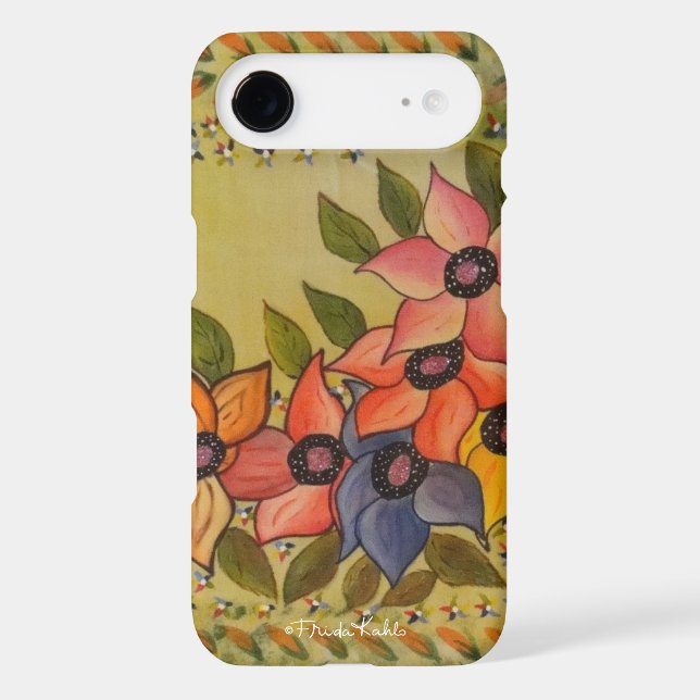 Frida Kahlo Painted Flores Case-Mate iPhone Case (Back)