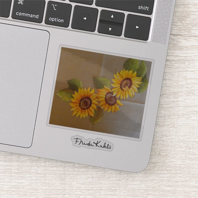 Frida Kahlo Painted Sunflowers (Detail)