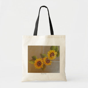 Frida Kahlo Painted Sunflowers Tote Bag