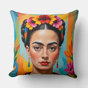 Frida Kahlo Painting Cushion