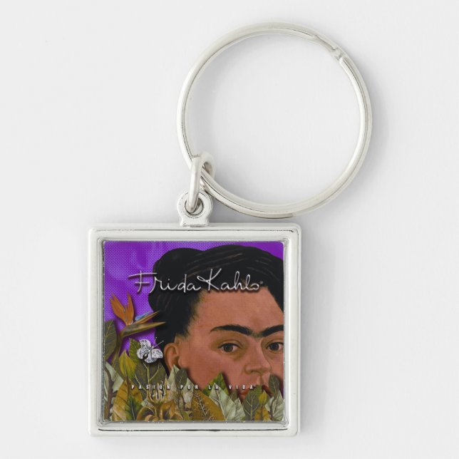 Frida Kahlo Pasion Por La Vida Key Ring (Front)