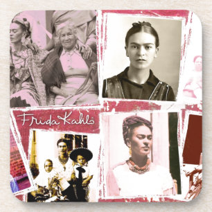 Frida Kahlo Photo Montage Coaster