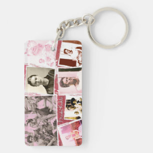 Frida Kahlo Photo Montage Key Ring