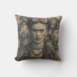 Frida Kahlo Pillow, Cushion, Frida Decor Cushion