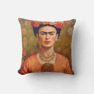 Frida Kahlo Pillow, Cushion, Frida Decor Cushion