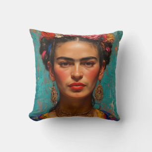 Frida Kahlo Pillow, Cushion, Frida Decor Cushion