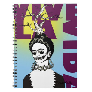 Frida Kahlo Pop Art Portrait Notebook