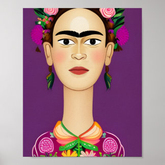 Frida Kahlo poster, wall art