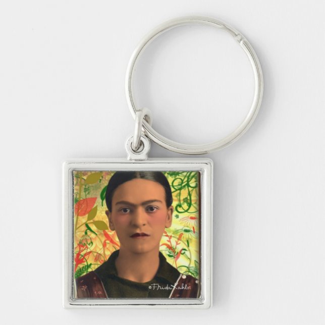 Frida Kahlo Reflejando Key Ring (Front)
