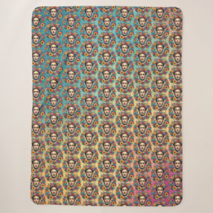 Frida Kahlo Sherpa Blanket