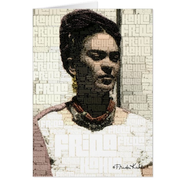 Frida Kahlo Textile Portrait (Front)