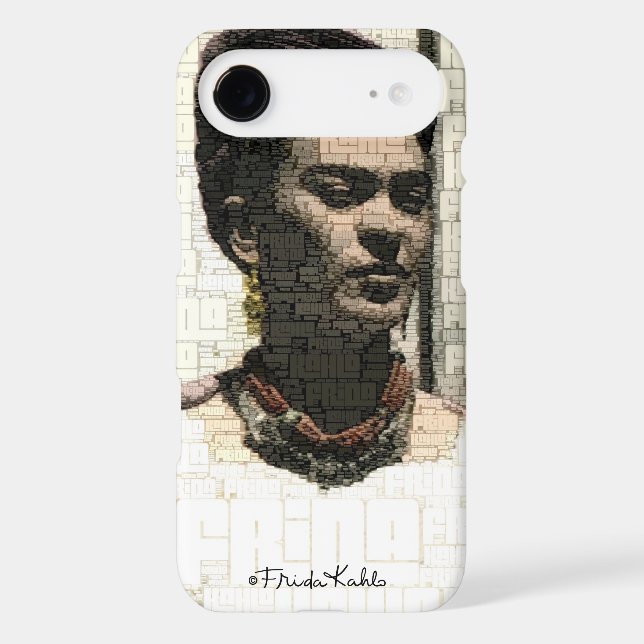 Frida Kahlo Textile Portrait Case-Mate iPhone Case (Back)
