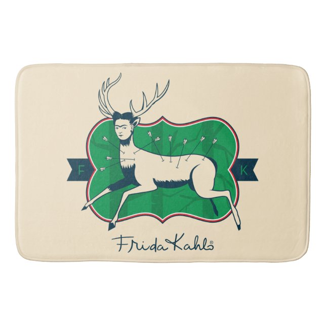 Frida Kahlo | The Wounded Deer Bath Mat (Front)
