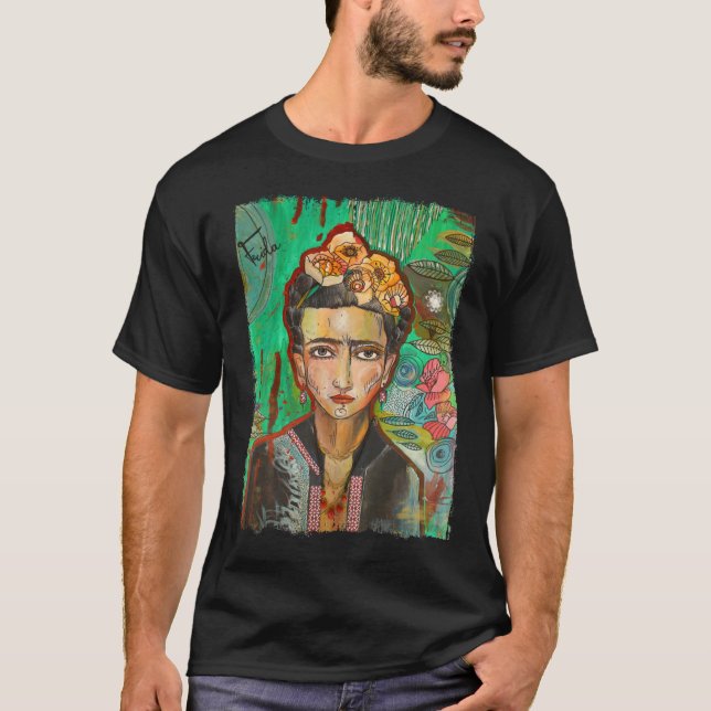 Frida Kahlo Tribute Classic T-Shirt Essential T-Sh (Front)