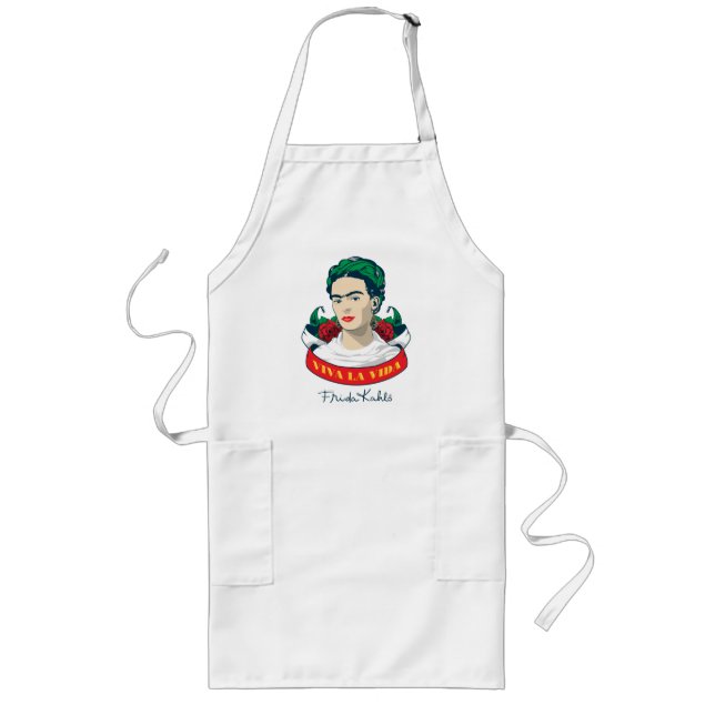 Frida Kahlo | Viva la Vida Long Apron (Front)