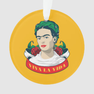 Frida Kahlo   Viva la Vida Ornament