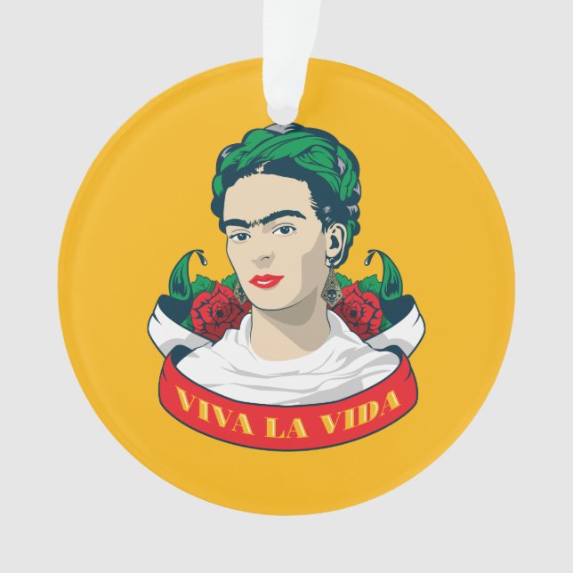 Frida Kahlo | Viva la Vida Ornament (Front)