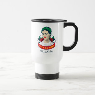 Frida Kahlo   Viva la Vida Travel Mug