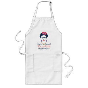 Frida Kahlo   Viva Mexico Long Apron